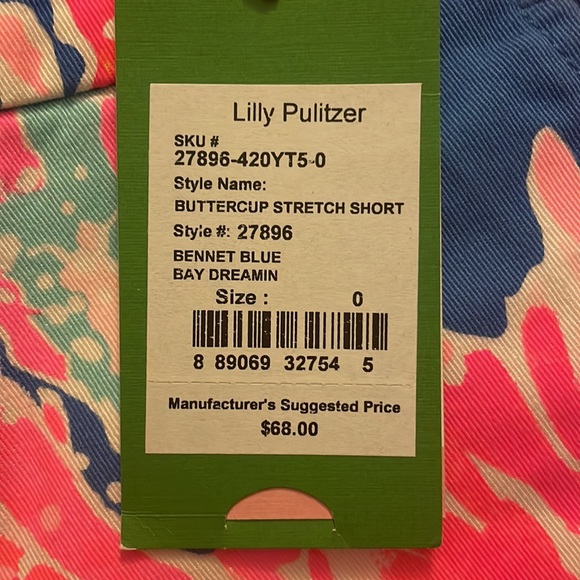 Lilly Pulitzer Buttercup Stretch Short - Picture 4 of 4